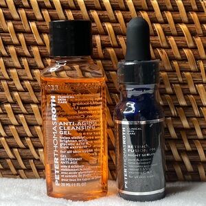 Peter Thomas Roth Anti-aging Cleansing Gel & Retinol Fusion PM Night Serum